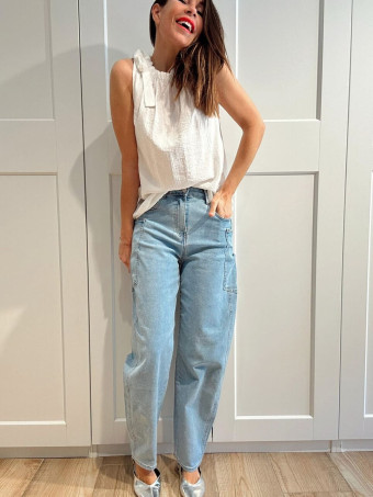Jeans Balloon Maxi-Bolsillos SIDEWALK HEVE