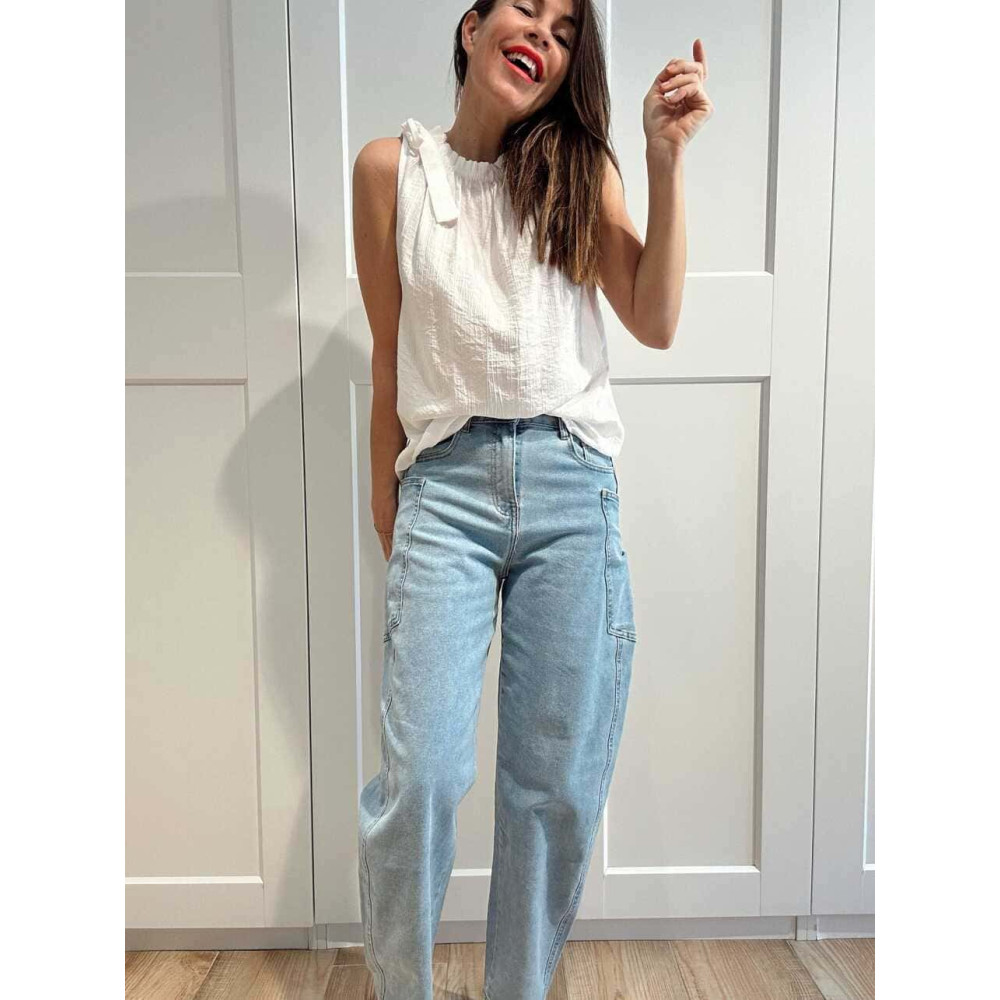 Jeans Balloon Maxi-Bolsillos SIDEWALK HEVE