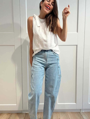 Jeans Balloon Maxi-Bolsillos SIDEWALK HEVE