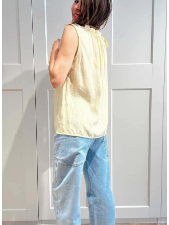 Cuerpo Crepado con Lazada TIREVA Amarillo HEVE