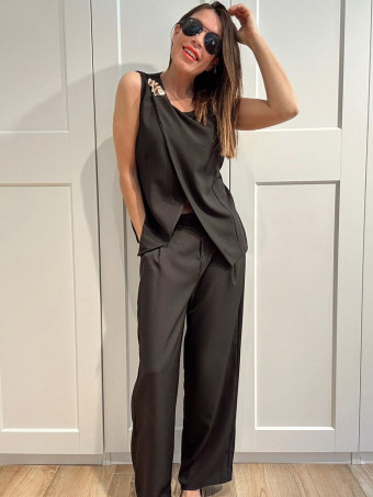 Conjunto Cuerpo y Pantalón NAYUME Negro HEVE