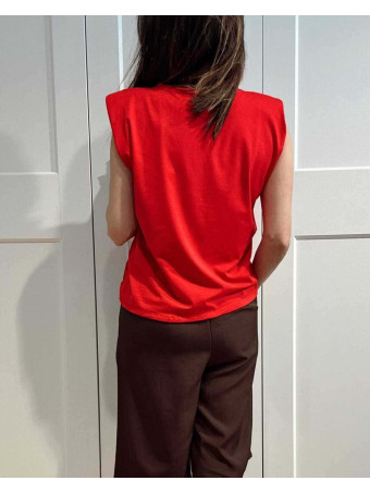 Camiseta Hombreras NOVALA Rojo HEVE