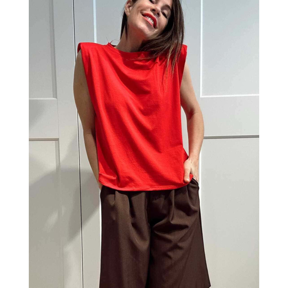 Camiseta Hombreras NOVALA Rojo HEVE