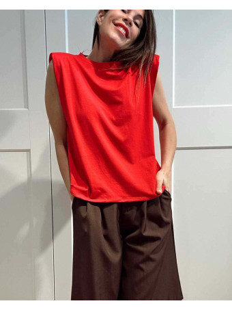 Camiseta Hombreras NOVALA Rojo HEVE