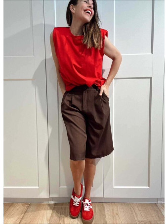 Camiseta Hombreras NOVALA Rojo HEVE