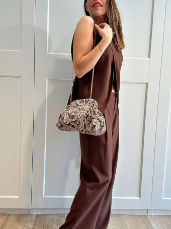 Conjunto Cuerpo y Pantalón NAYUME Marrón HEVE