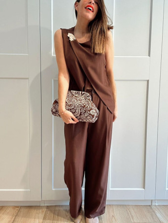 Conjunto Cuerpo y Pantalón NAYUME Marrón HEVE