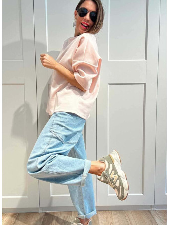 Sudadera Neopreno Manga Corta KOBBLER Rosa HEVE