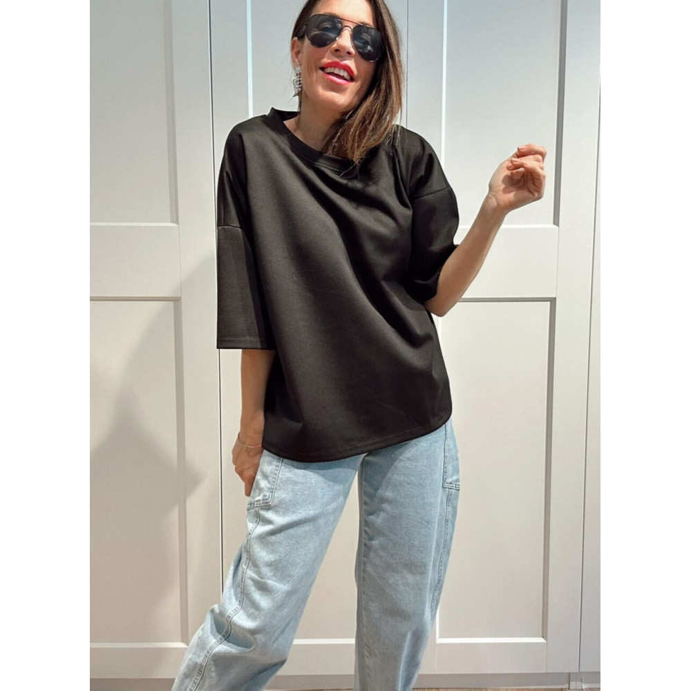 Sudadera Neopreno Manga Corta KOBBLER Negro HEVE