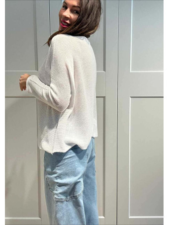 Punto Ligero Algodón MARZIO Blanco HEVE