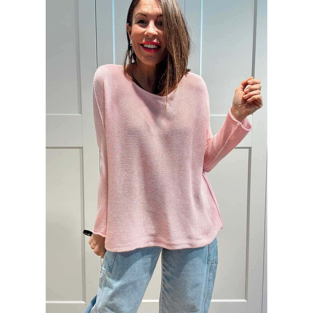 Punto Ligero Algodón MARZIO Rosa HEVE