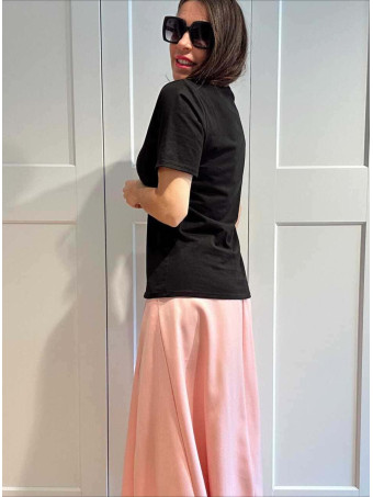 Camiseta Gráfica Algodón PUPPY ROLLERS Negro HEVE