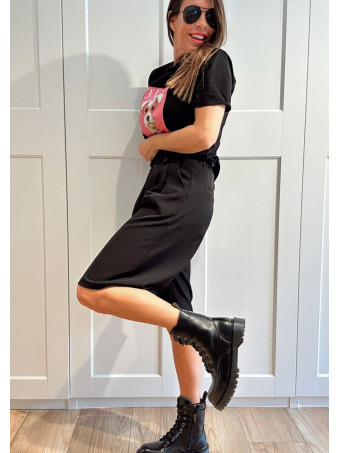 Camiseta Gráfica Algodón PUPPY´N´PINK Negro HEVE