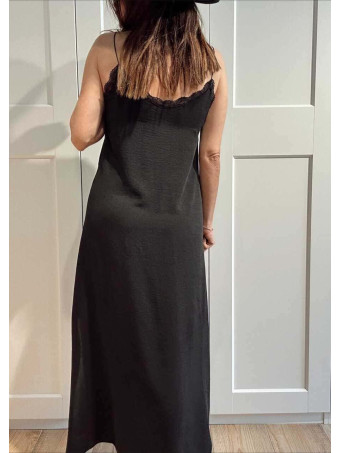 Vestido Lencero REENIE Negro HEVE