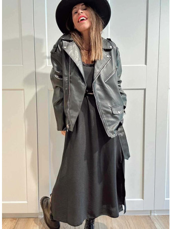 Vestido Lencero REENIE Negro HEVE