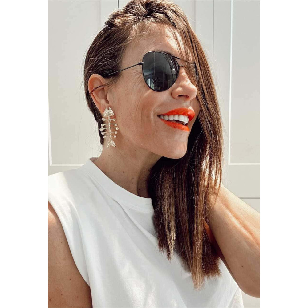 Pendientes Dancers Raspa SWAILA Oro HEVE