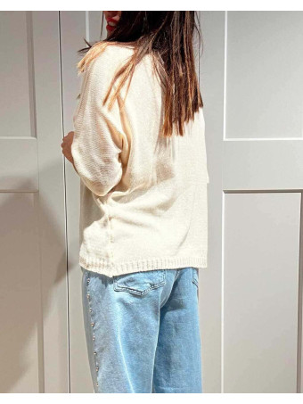 Punto Manga Corta MERAVIGLIA Beige/Rosa HEVE