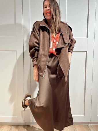 Cárdigan Manga Corta Rayas KALNIA Coral HEVE