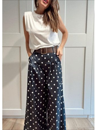 Pantalón Palazzo Lunares DOTTINGHAM Marino HEVE