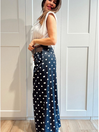 Pantalón Palazzo Lunares DOTTINGHAM Marino HEVE