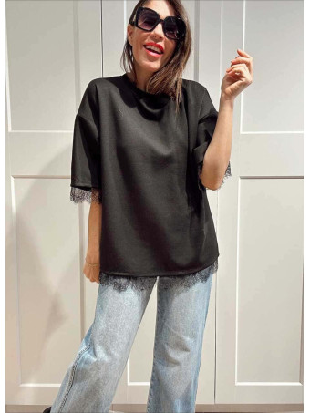 Cuerpo Combinado Encaje MAYBEL Negro HEVE