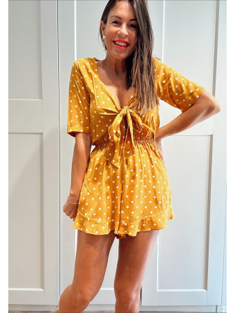 Mono Lunares Cut Out SAVARYN Mostaza HEVE