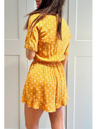 Mono Lunares Cut Out SAVARYN Mostaza HEVE