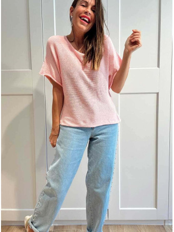 Punto Manga Corta DEEYAZ Rosa HEVE