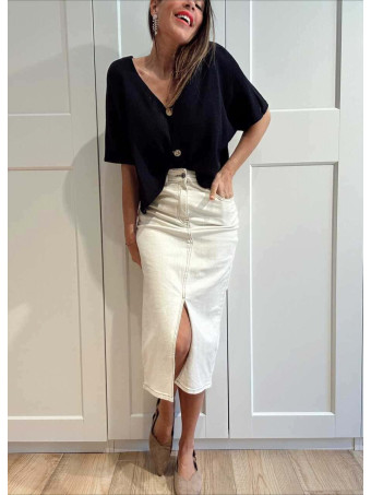 Cárdigan Manga Corta DANSERA Marino HEVE