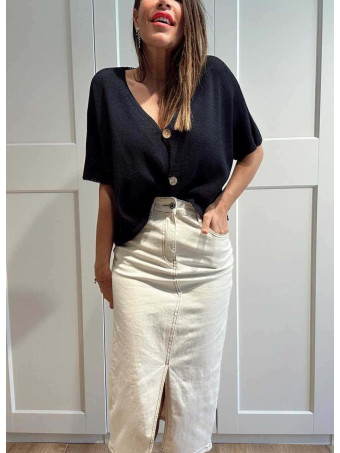 Cárdigan Manga Corta DANSERA Marino HEVE