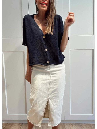 Cárdigan Manga Corta DANSERA Marino HEVE