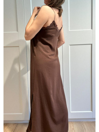 Vestido Lencero REENIE Marrón HEVE
