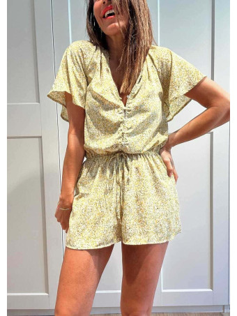 Mono Corto Estampado Floral ELIAVONY Verde HEVE