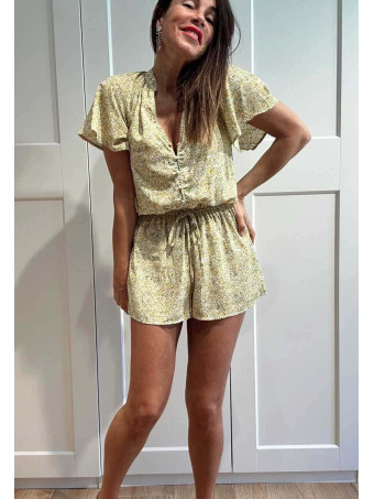 Mono Corto Estampado Floral ELIAVONY Verde HEVE