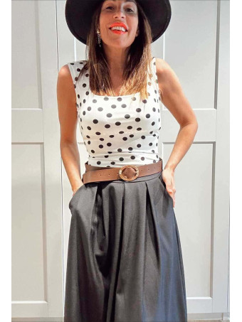 Body Lunares MALINCHE Blanco HEVE