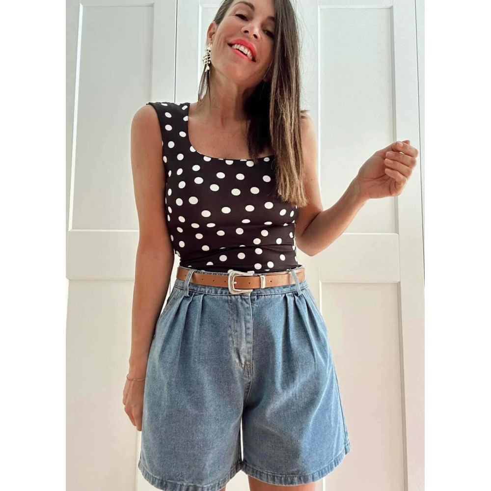 Body Lunares MALINCHE Negro HEVE