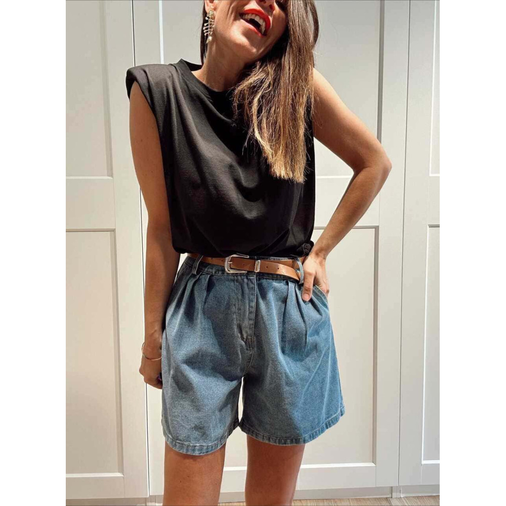 Short Vaquero con Cinturón KOVEY HEVE