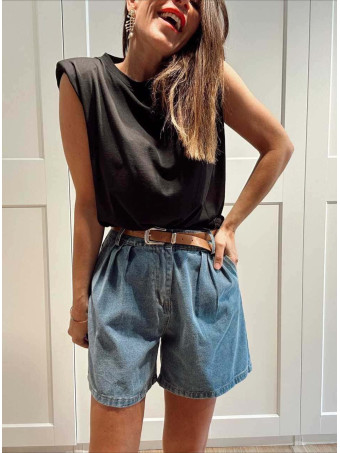 Short Vaquero con Cinturón KOVEY HEVE