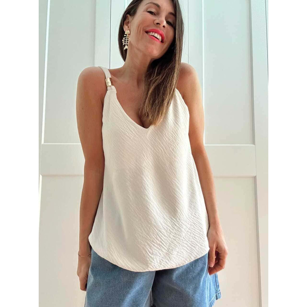 Cuerpo Evasé Pieza Metálica ALYNDOR Beige HEVE