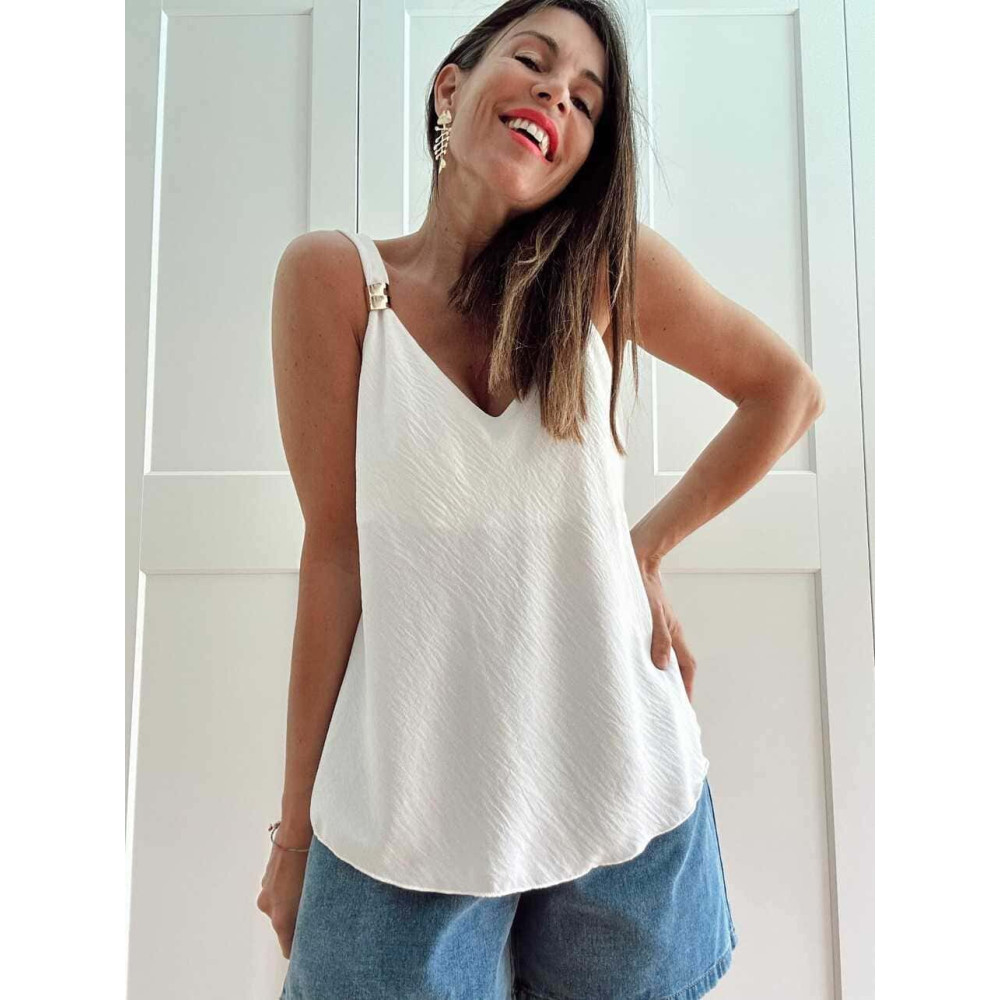 Cuerpo Evasé Pieza Metálica ALYNDOR Blanco HEVE