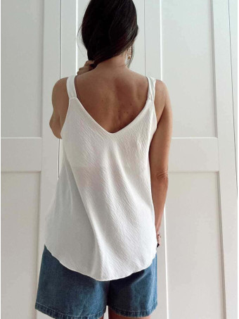 Cuerpo Evasé Pieza Metálica ALYNDOR Blanco HEVE