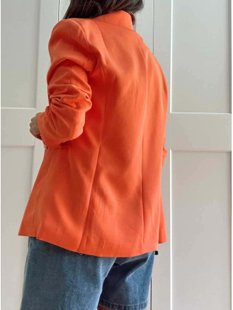 Blazer Cruzado Doble Botonadura OLYRVE Coral HEVE