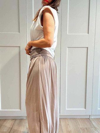Pantalón Harem ALADDÍN Taupe HEVE