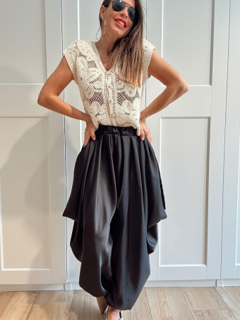 Pantalón Harem KANCHEN Negro HEVE