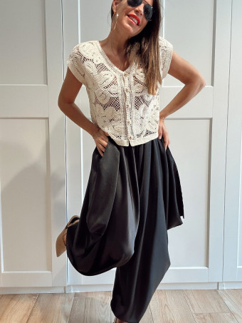 Pantalón Harem KANCHEN Negro HEVE