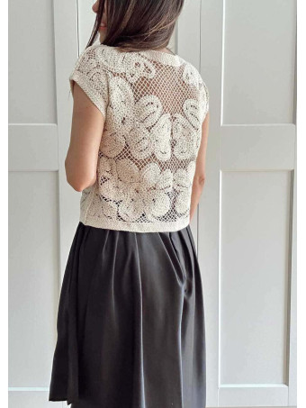 Punto Crochet Algodón MEFIDOW Beige HEVE