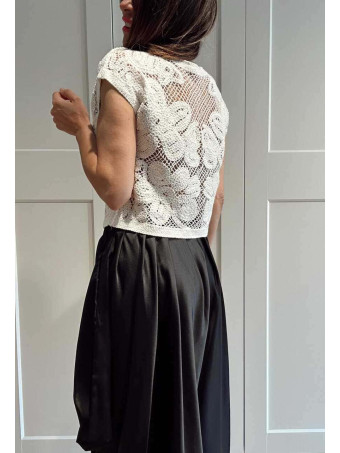 Punto Crochet Botones MEFIDOW Blanco HEVE