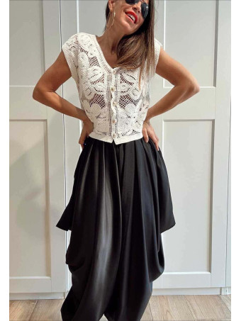 Punto Crochet Botones MEFIDOW Blanco HEVE