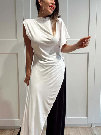 Cuerpo Asimétrico Extra Long STORMYNE Blanco HEVE