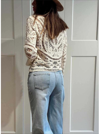 Punto Crochet BOHKEM Beige HEVE